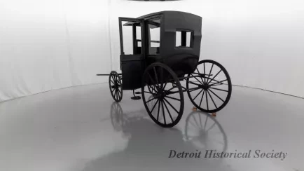 Carriage - 1890's Enclosed Rockaway Carriage - Dhs_1948_145_028_arceye_spin_02_019