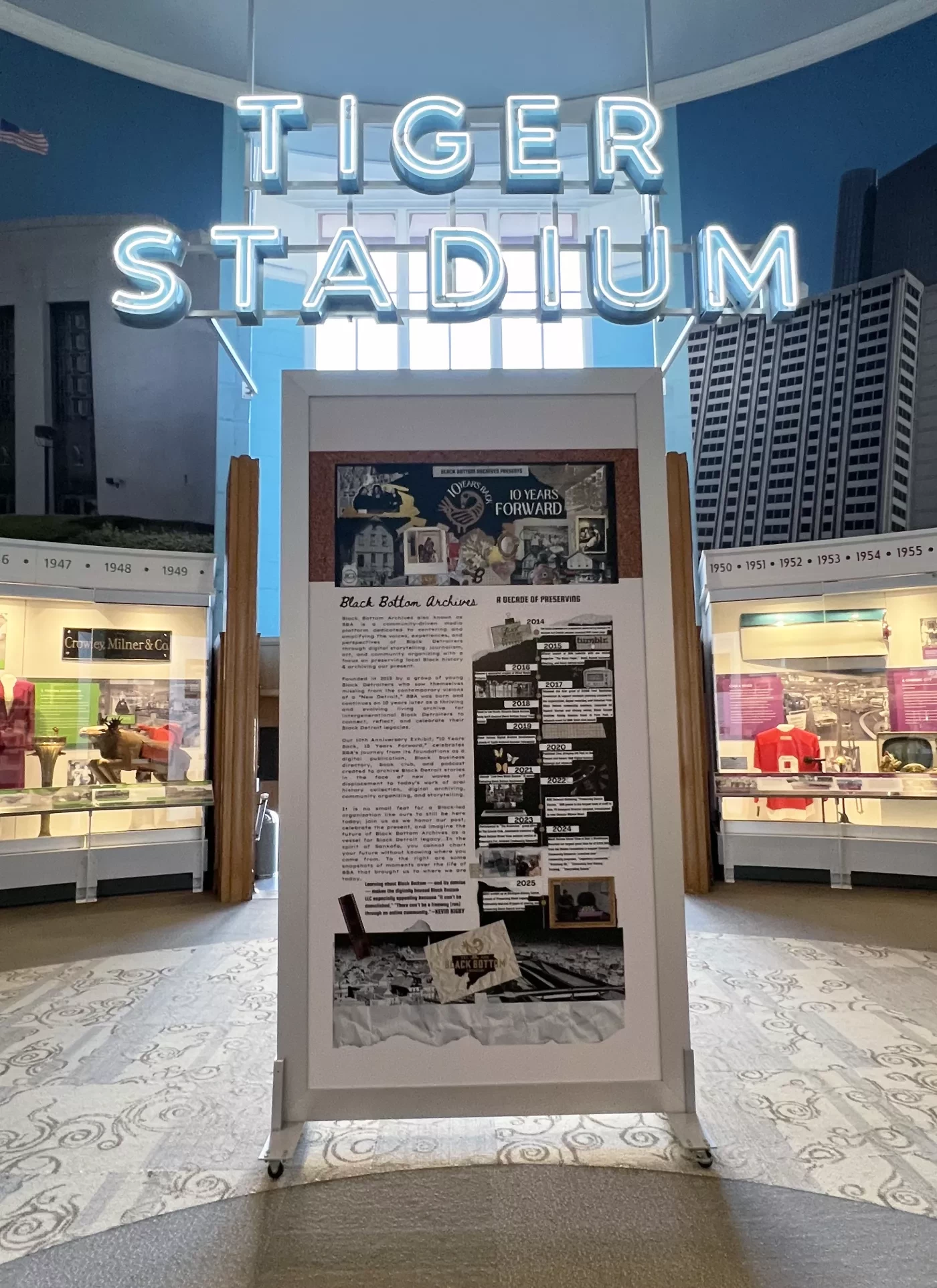 Black Bottom exhibit