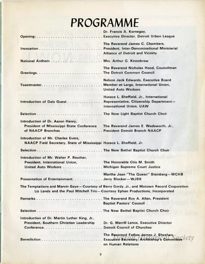 Program - We Rally For Freedom