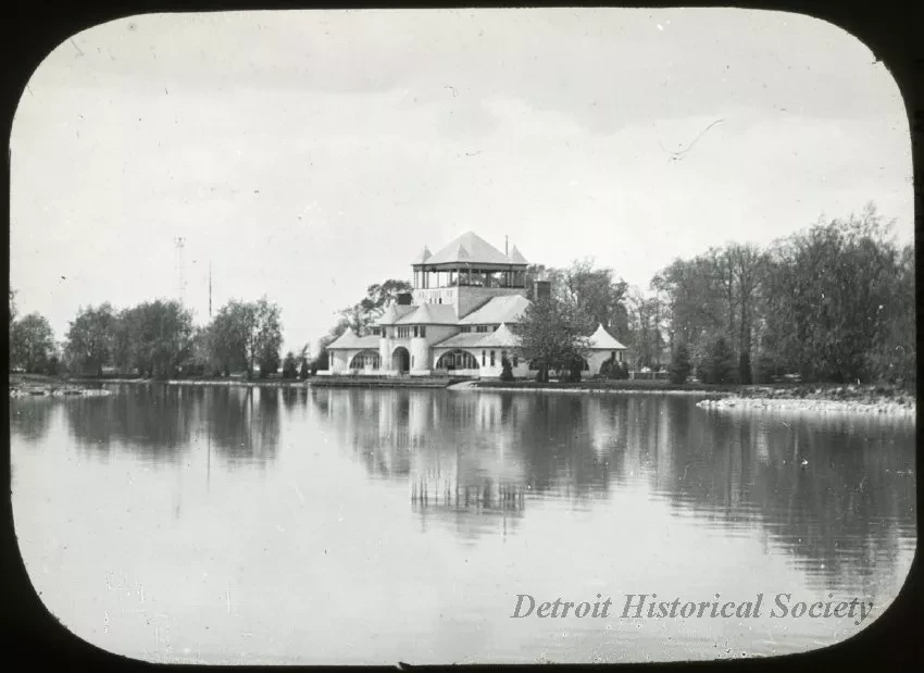 Transparency, Lantern-slide - Pavilion, Belle Isle, Detroit