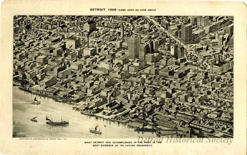Print - Detroit 1908