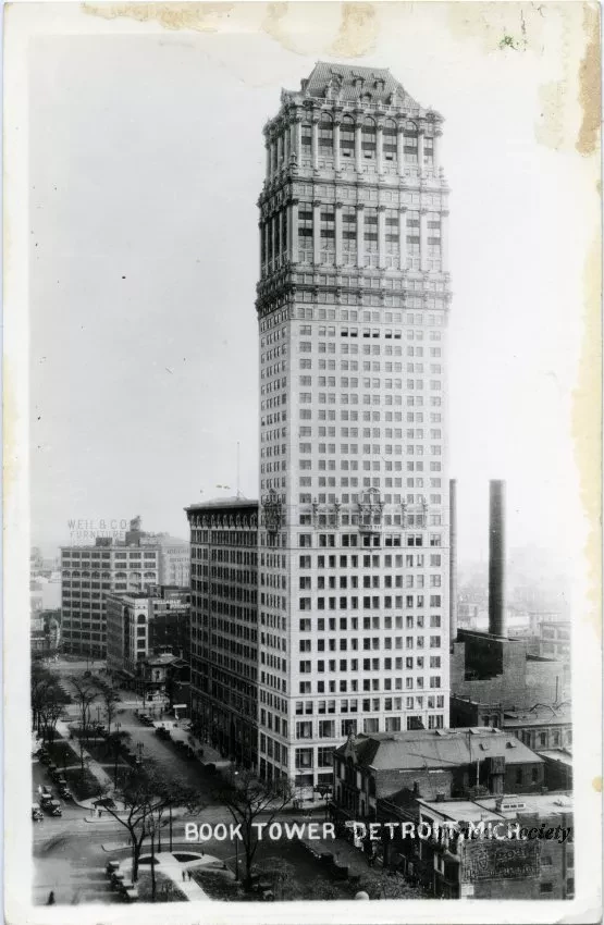 Postcard, Picture - Book Tower Detroit, Mich. - Book Tower Detroit, Mich.