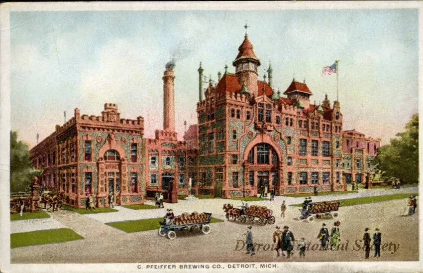 Postcard - C. Pfeiffer Brewing Co., Detroit, Mich.