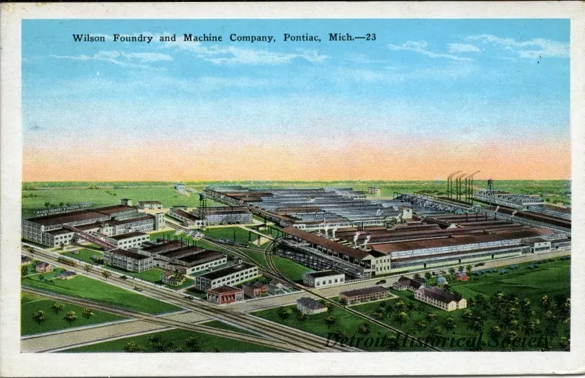 Postcard - Wilson Foundry and Machine Company, Pontiac, Mich.