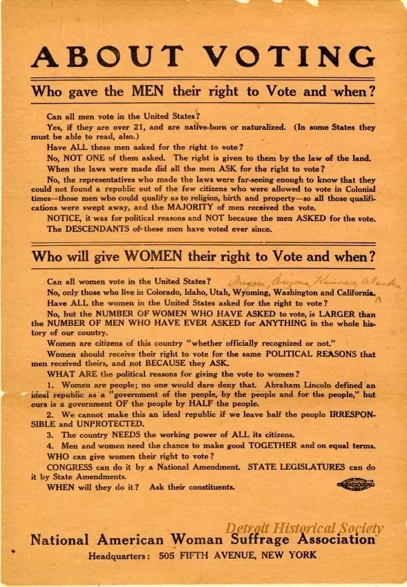 Flyer - About Voting