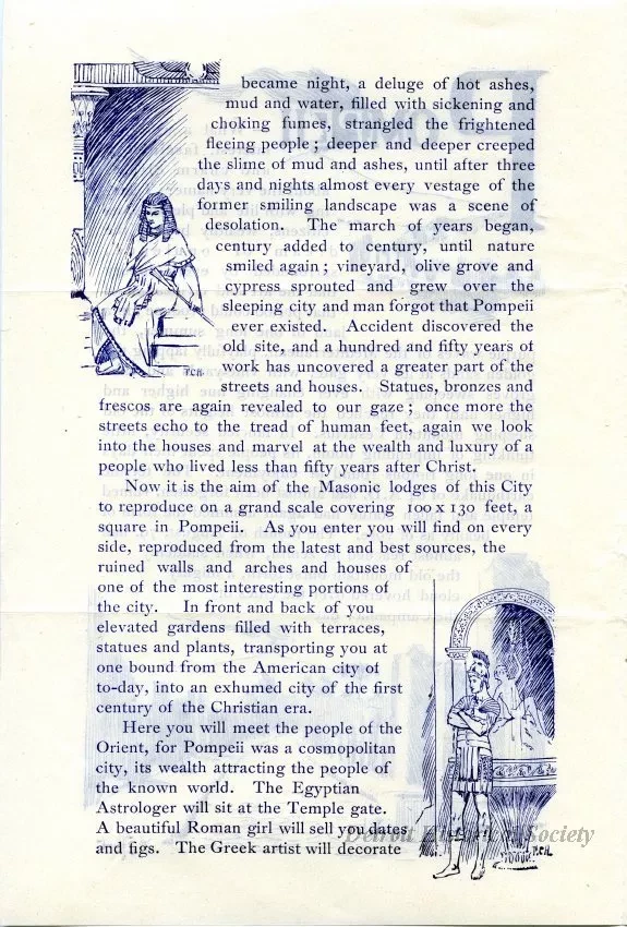 Brochure - A Pompeiian Festival