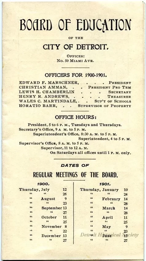 Roster - Board of Education