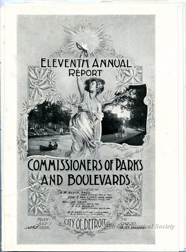 Booklet - Eleventh Annual Report, Commissioners of Parks and Boulevards
