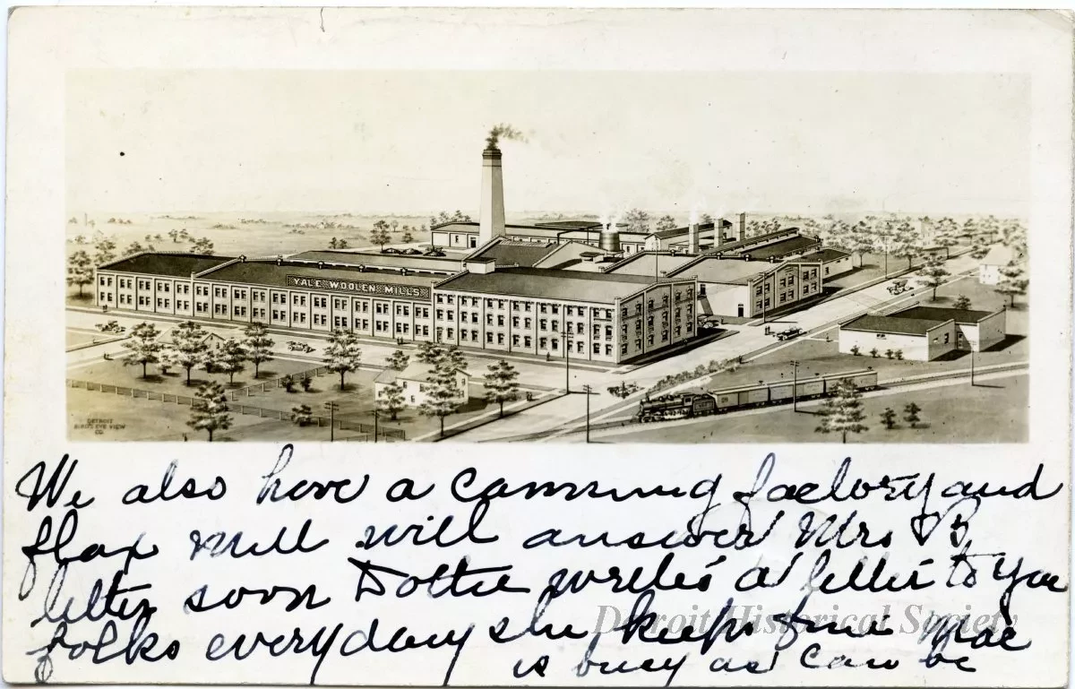 Postcard - Yale Woolen Mills
