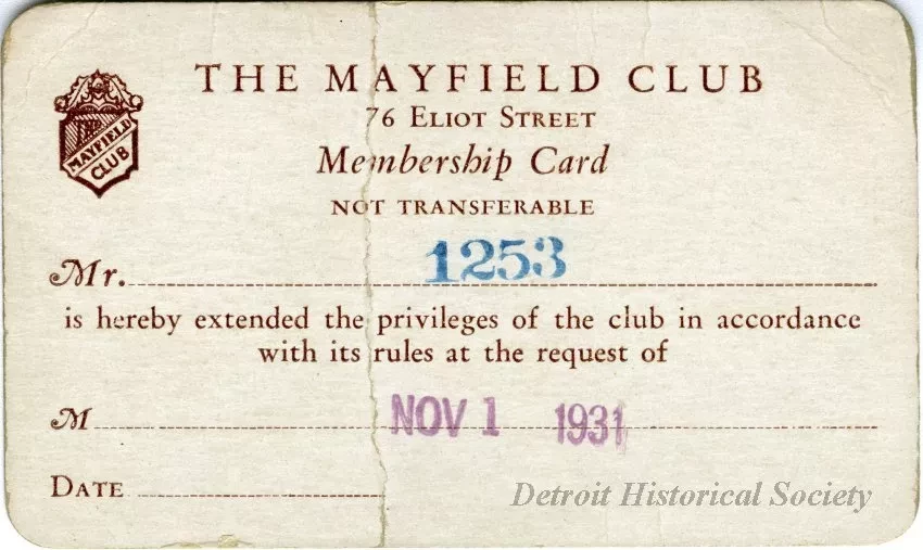 Card, Membership