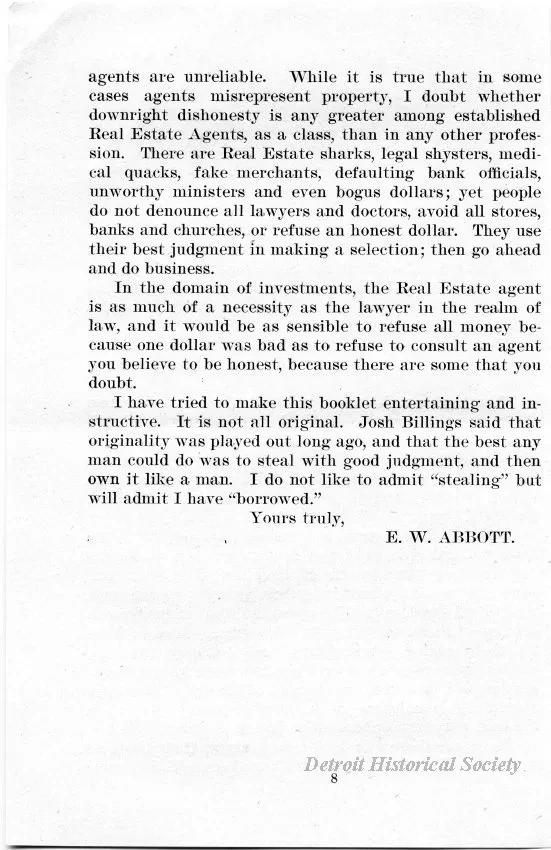 Booklet