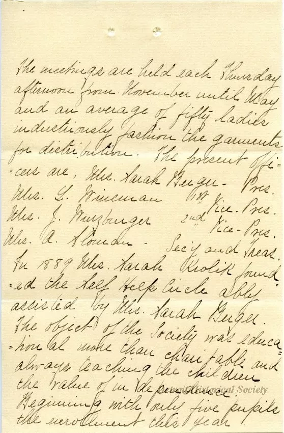 Letter - Hebrew Homes and Charities in Detroit