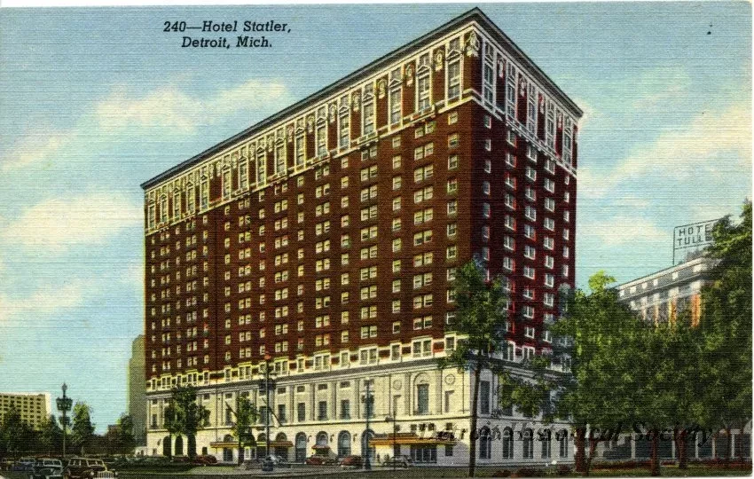 Postcard - Hotel Statler, Detroit, Mich.