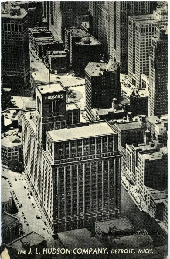 Postcard - The J.L. Hudson Company, Detroit, Mich.