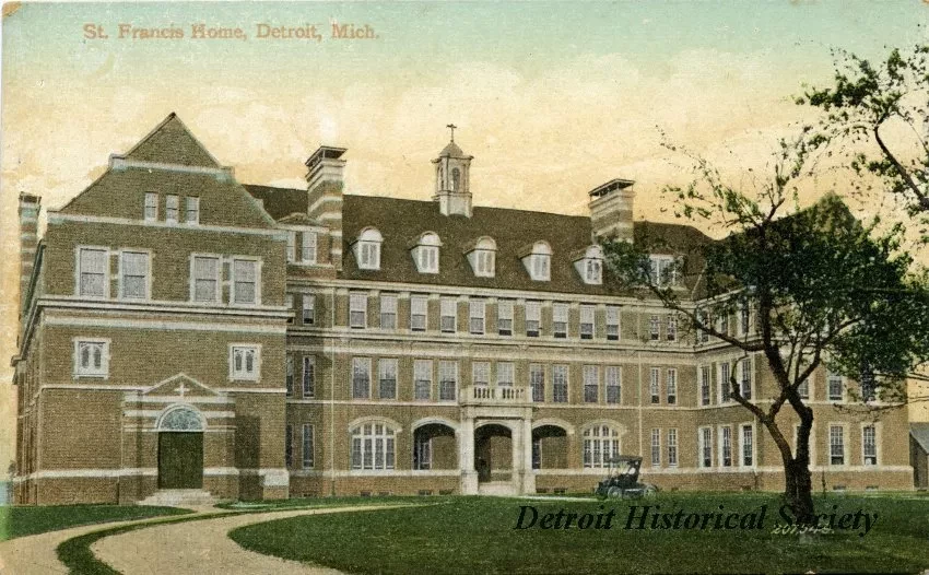 Postcard - St. Francis Home, Detroit, Mich.
