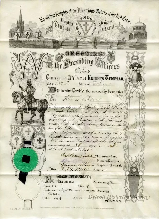 Certificate, Membership