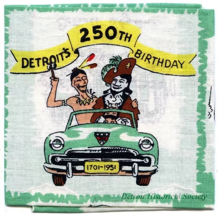 Handkerchief - Detroit's 250th Birthday