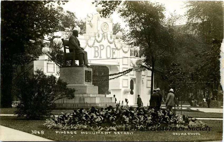 Postcard - Pingree Monument Detroit - Pingree Monument Detroit