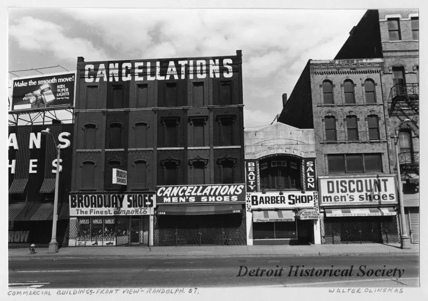 Print, Photographic - Commercial Buildings - Front View - Randolph St.