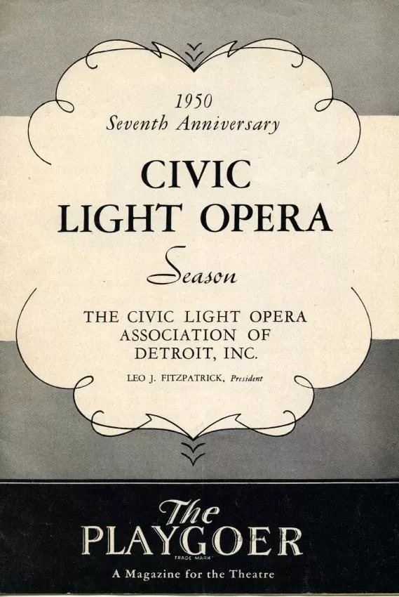 Program, Theater - The Playgoer