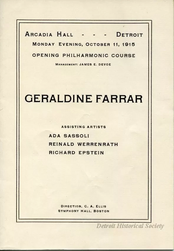 Program, Theater