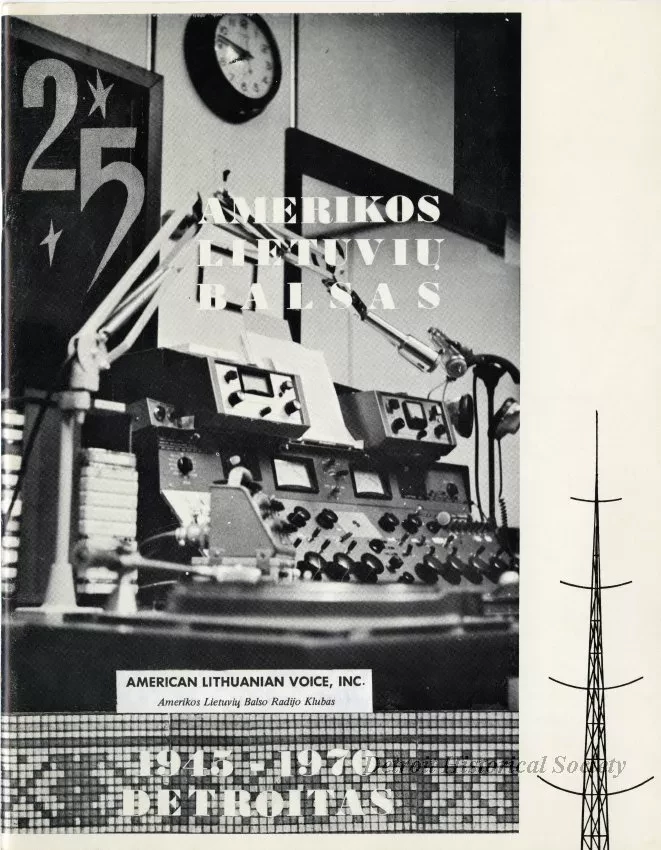 Booklet - Amerikos Lietuviu Balsas 1945-1970 Detroitas