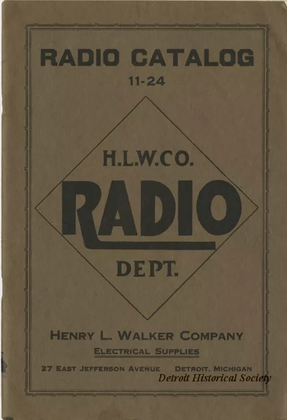 Catalog - H.L.W. Co. Radio Dept. Radio Catalog 11-24