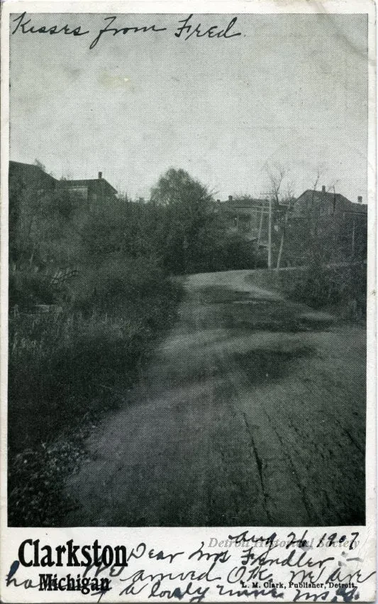 Postcard - Clarkston, Michigan
