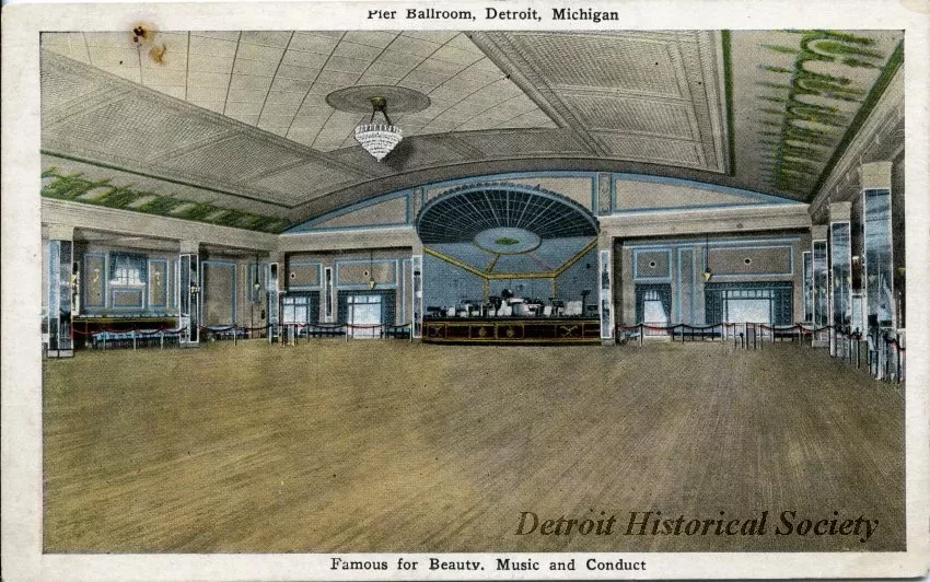 Postcard - Pier Ballroom, Detroit, Michigan
