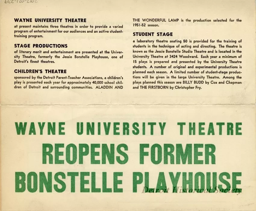 Program, Theater
