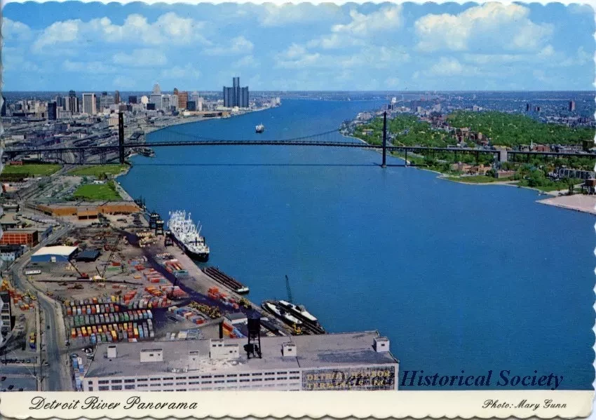 Postcard - Detroit River Panorama