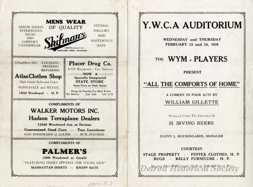 Program, Theater