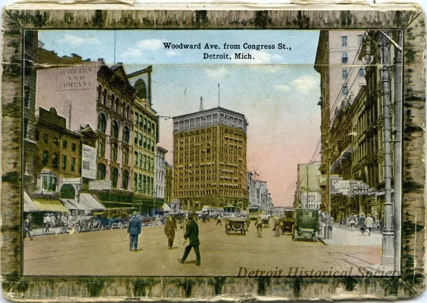 Post Folder - Folding View Book of Detroit, Mich.