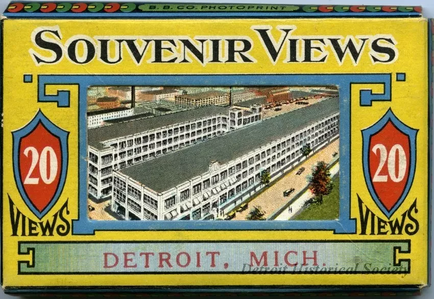 Post Folder - Souvenir Views, Detroit, Mich.