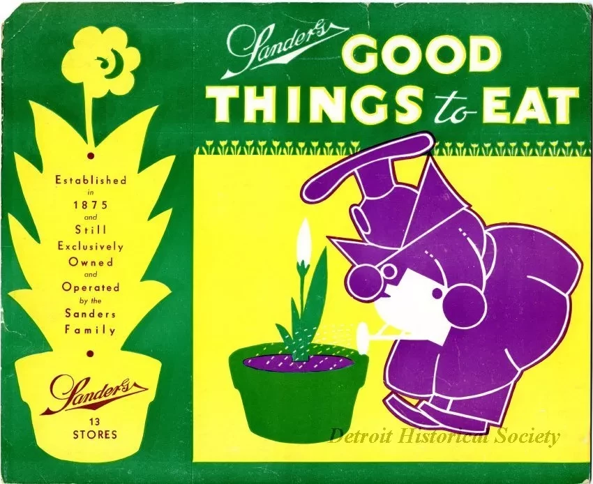Menu - Sanders Good Things to Eat
