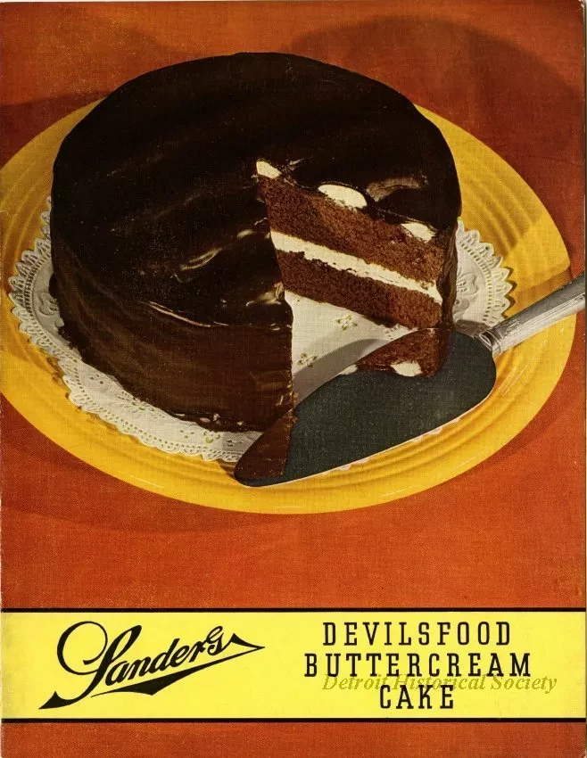 Menu - Sanders Devilsfood Buttercream Cake