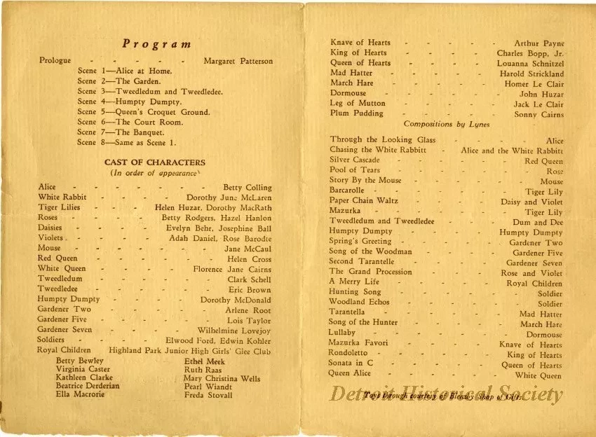 Program, Theater