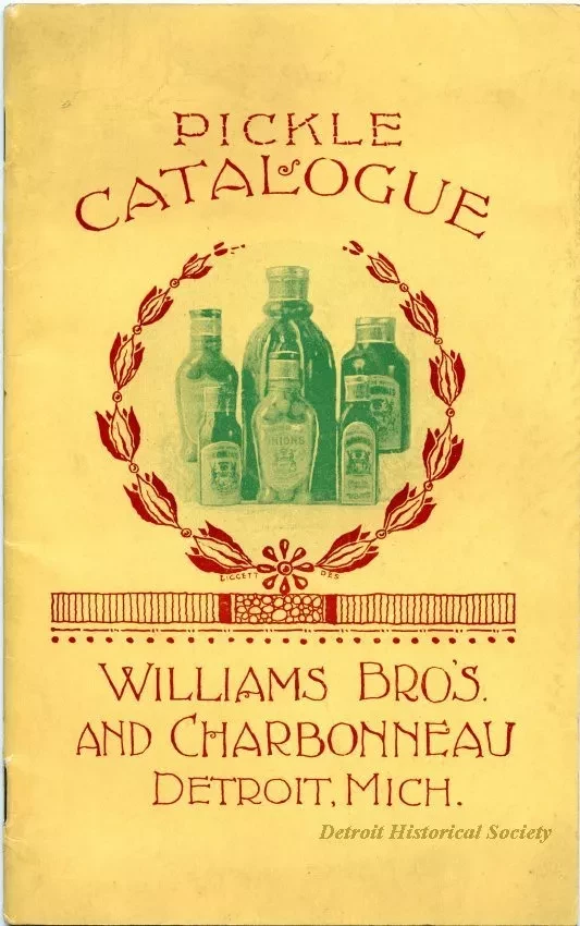 Catalog - Pickle Catalogue 
Wiliams Brothers and Charbonneau