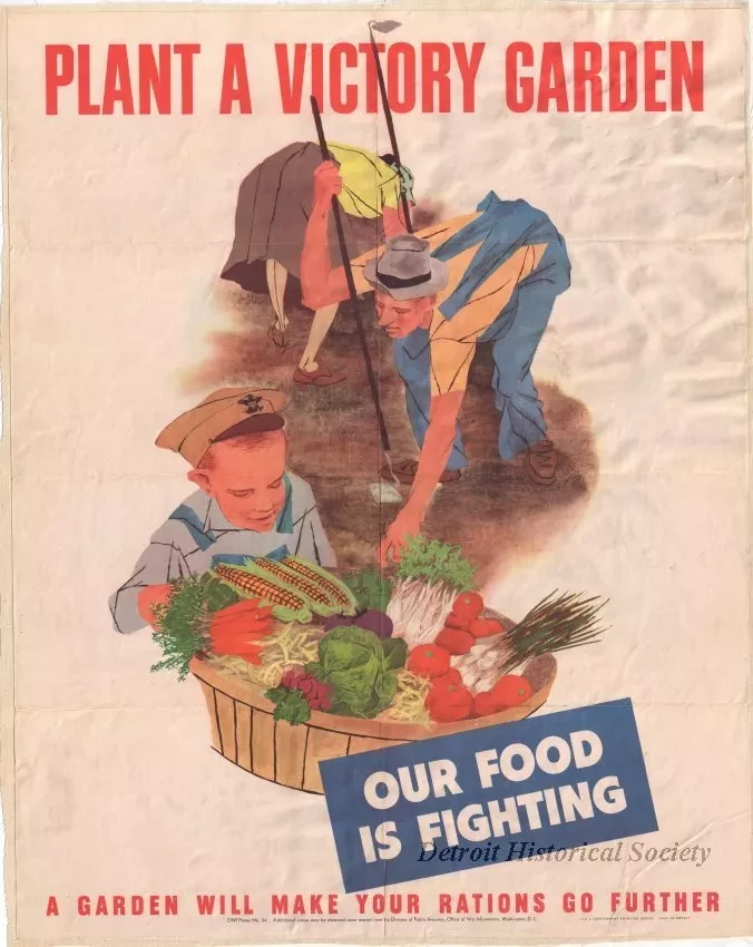 Poster - Plant A Victory Garden