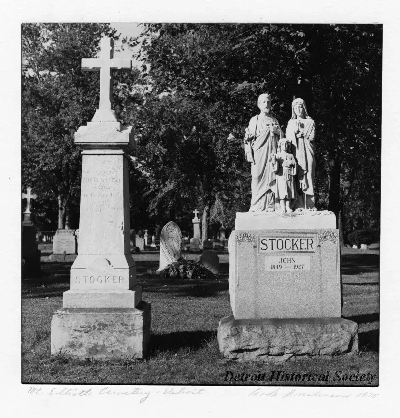 Print, Photographic - Mt. Elliott Cemetery - Detroit