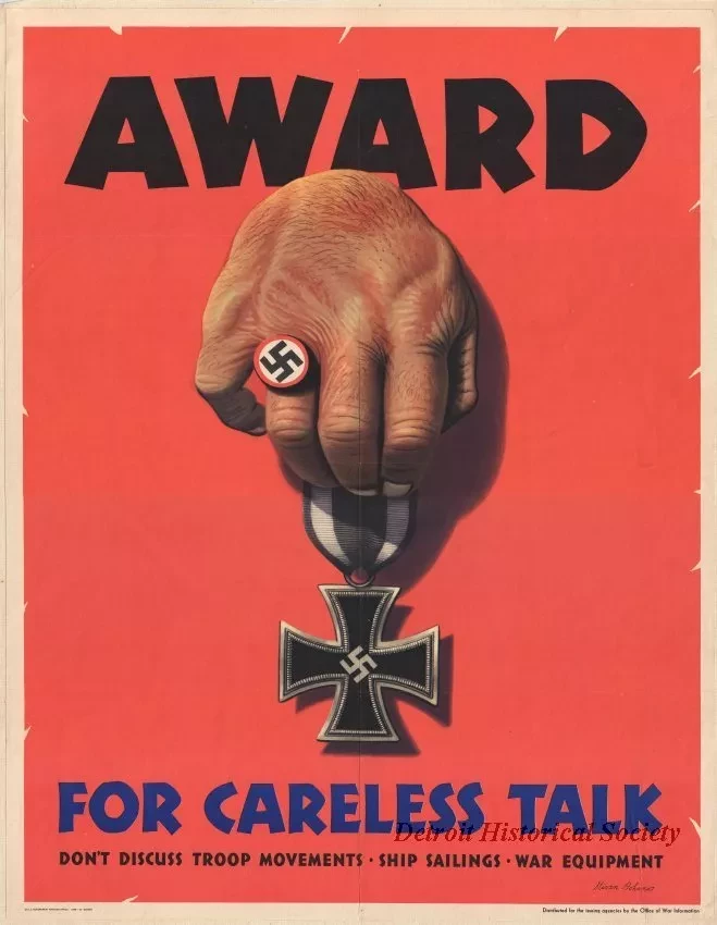 Poster - Award For Careless Talk