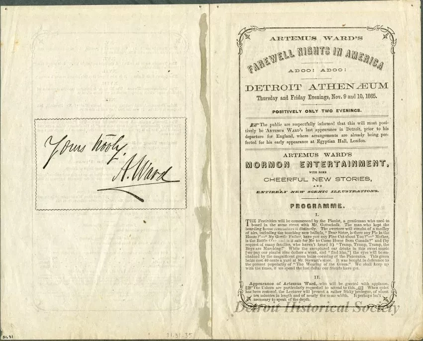 Program, Theater