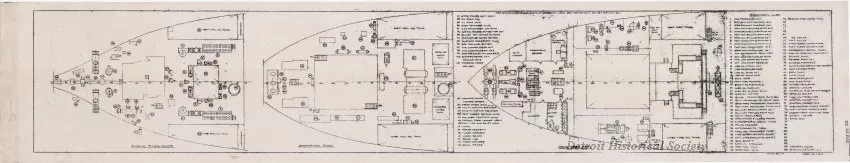 Drawing, Technical - Engine Room Plans