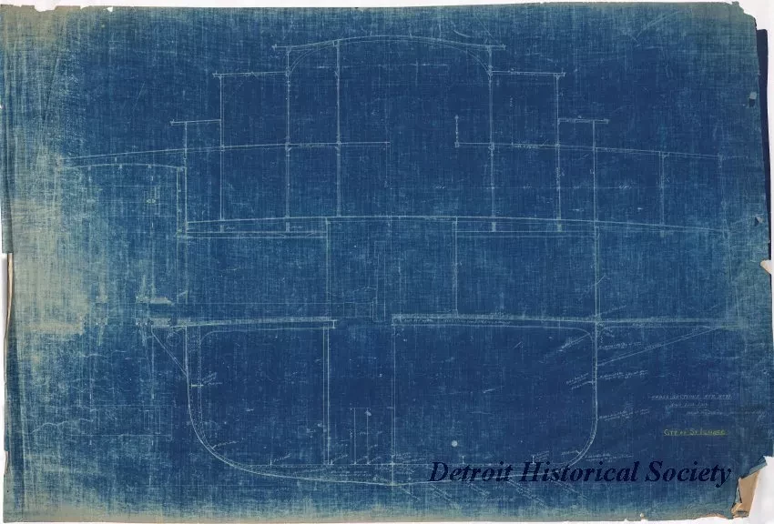 Blueprint - Cross-Sections, Str. No. 71