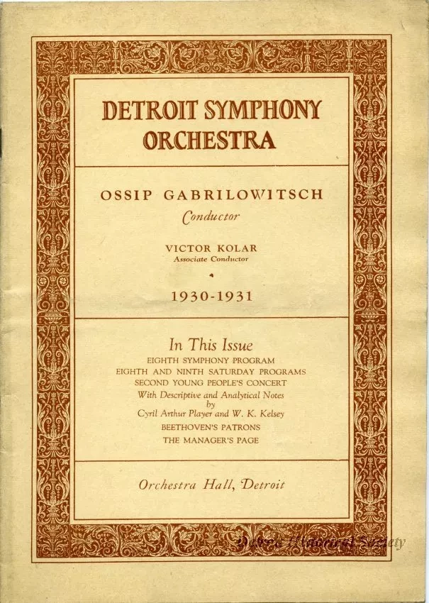 Program, Concert