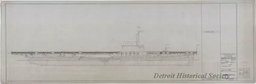 Drawing, Technical - Outboard Profile