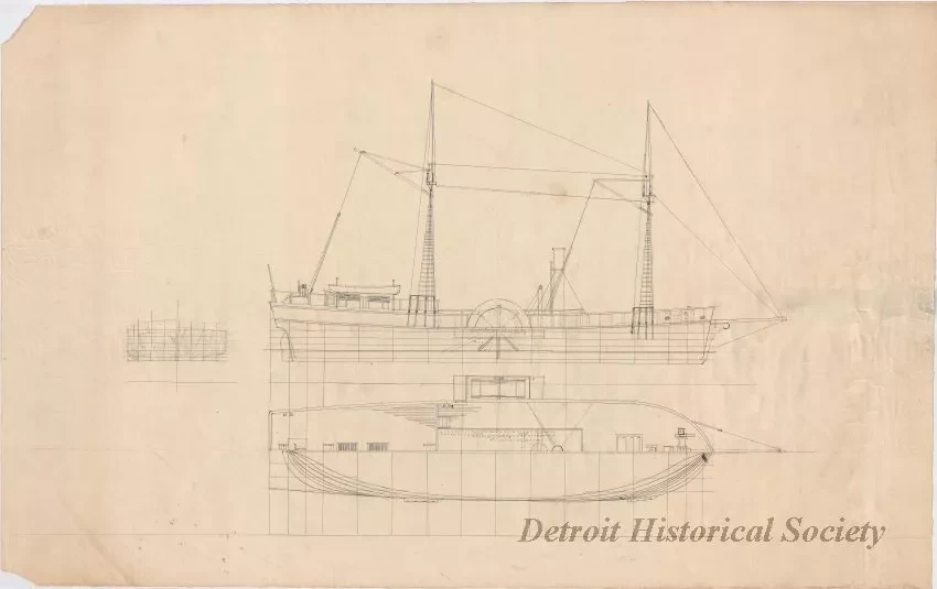 Drawing, Technical - Walk-in-the-Water