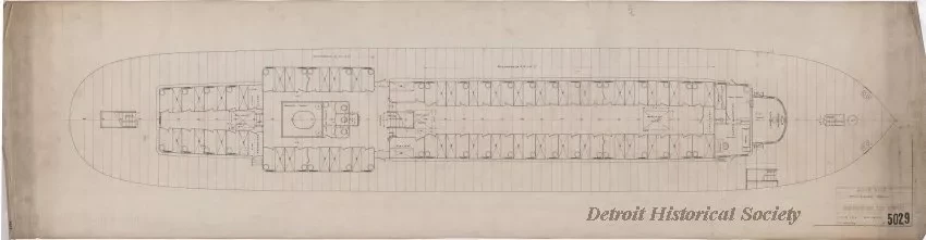 Drawing, Technical - Joiner Plan, 
Promenade Deck