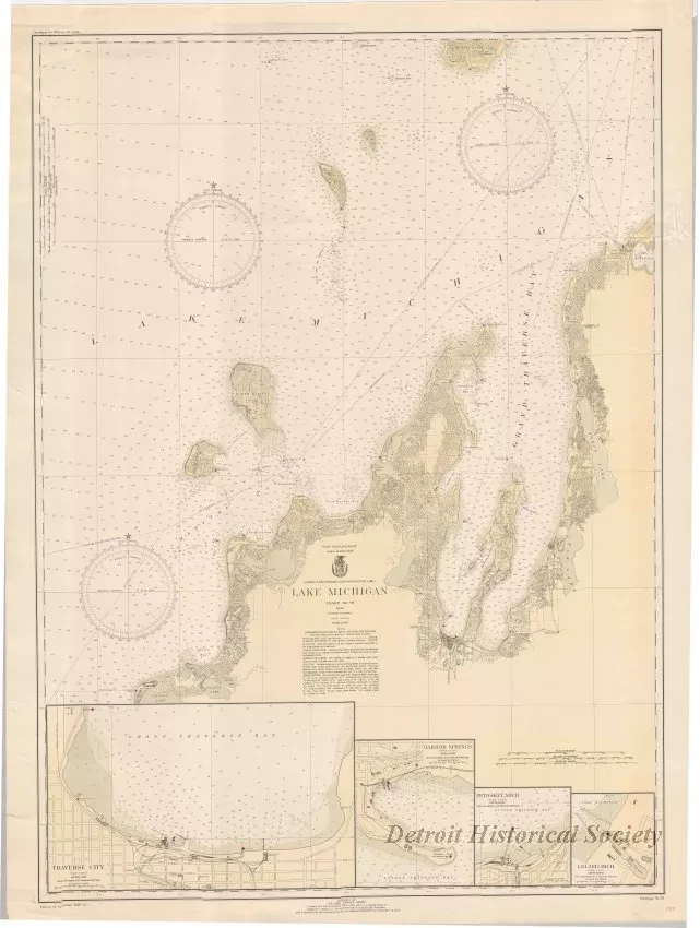 Chart, Navigational - Lake Michigan