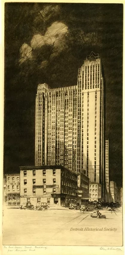 Print - The New Union Trust Building from Congress East